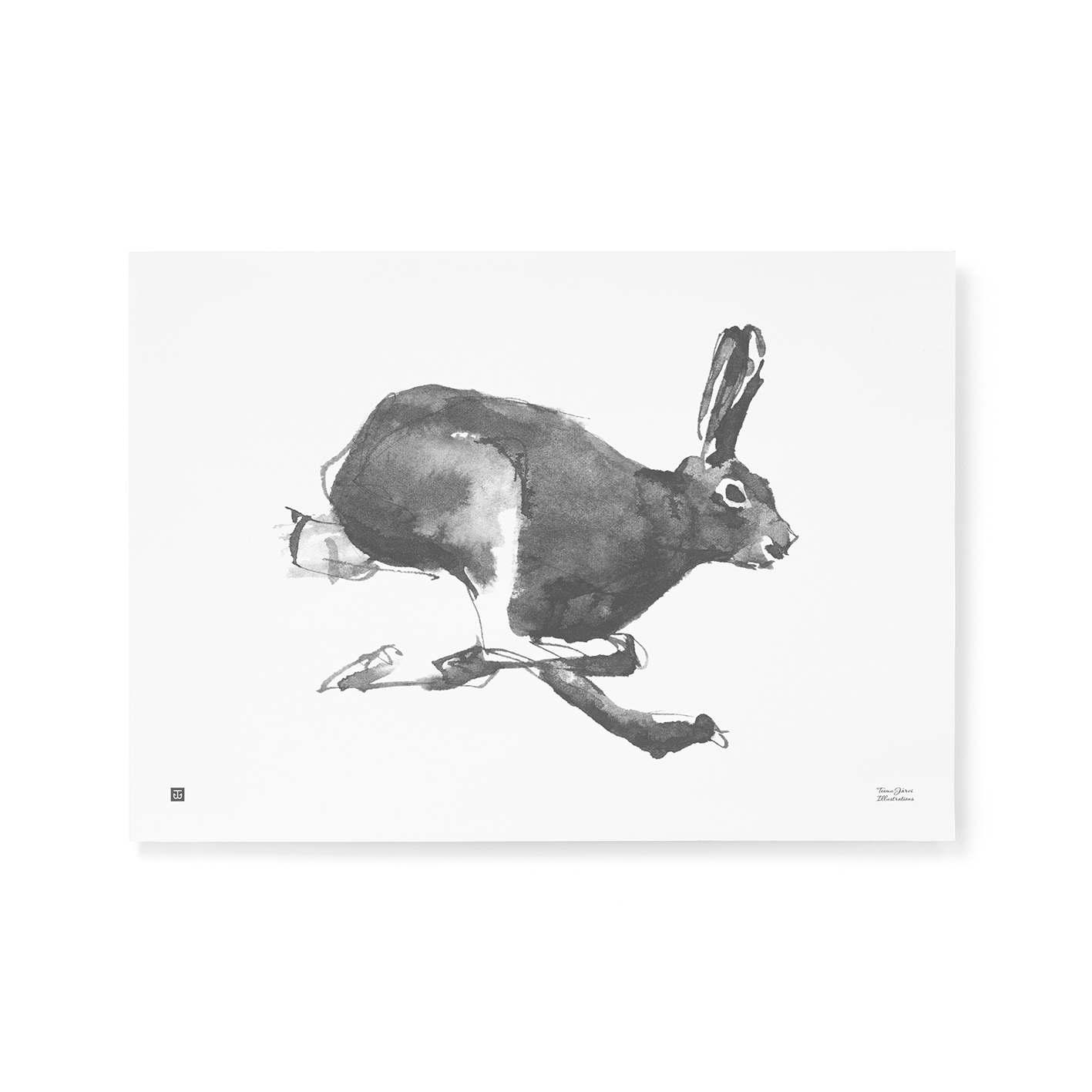 Hare art print