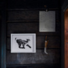lynx framed wall art print