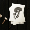 Matsutake mushroom card art print