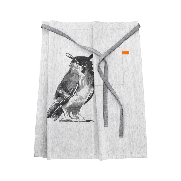Woven Owl apron