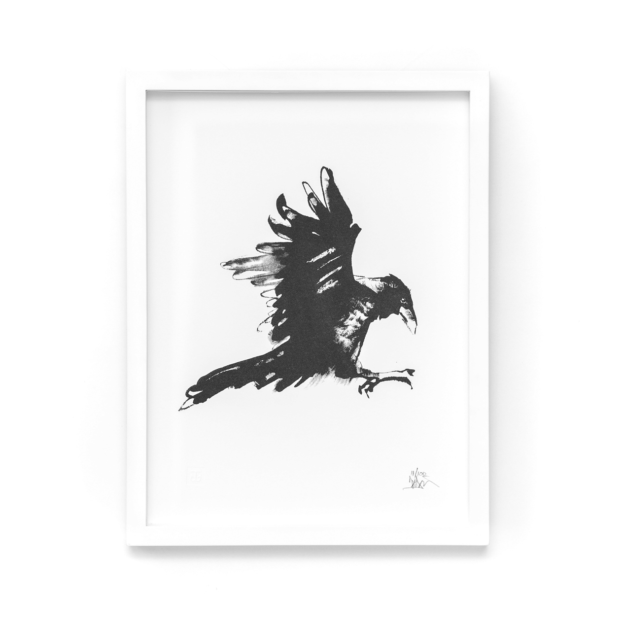 Raven art print