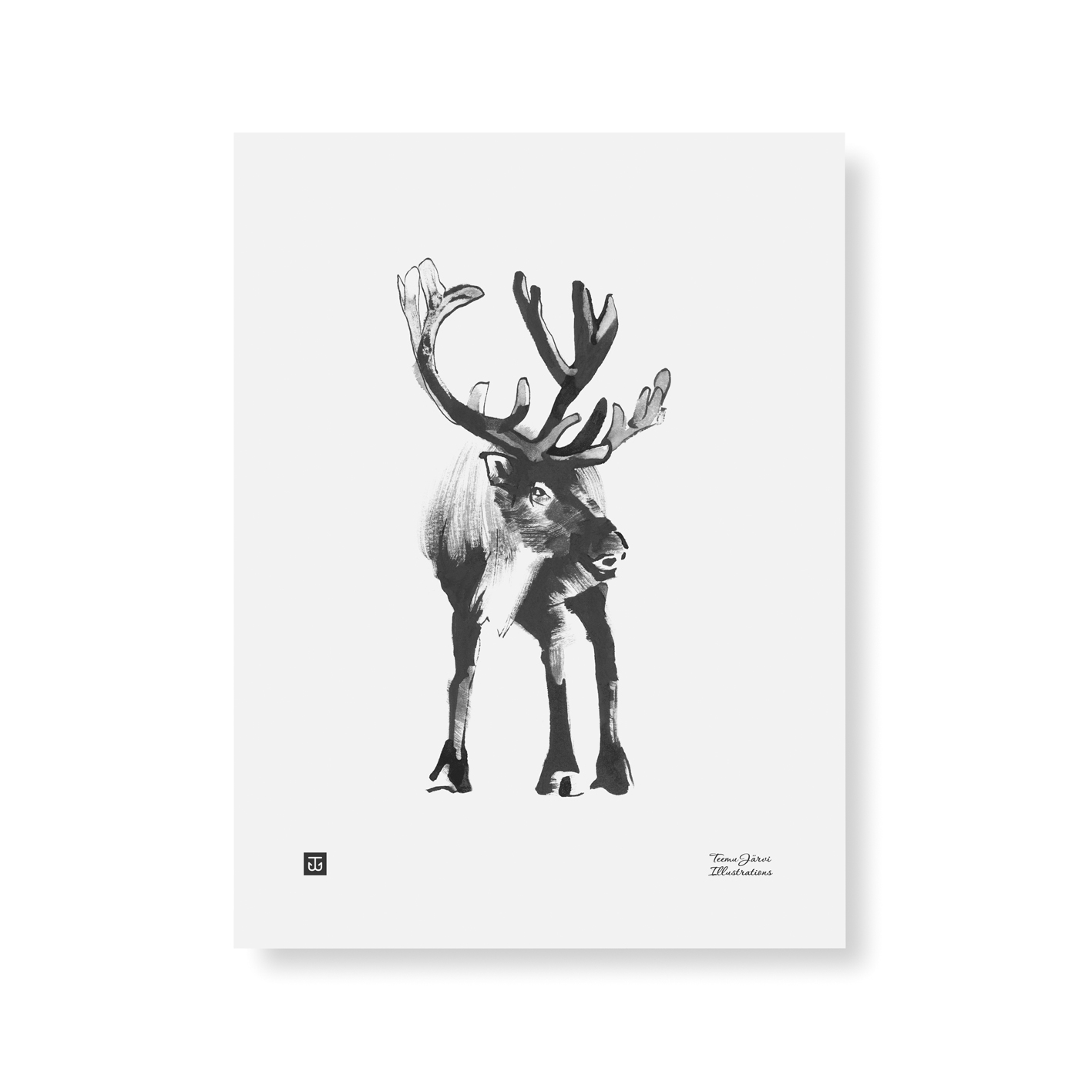Reindeer poster