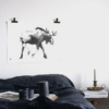 Black & white Elk art print