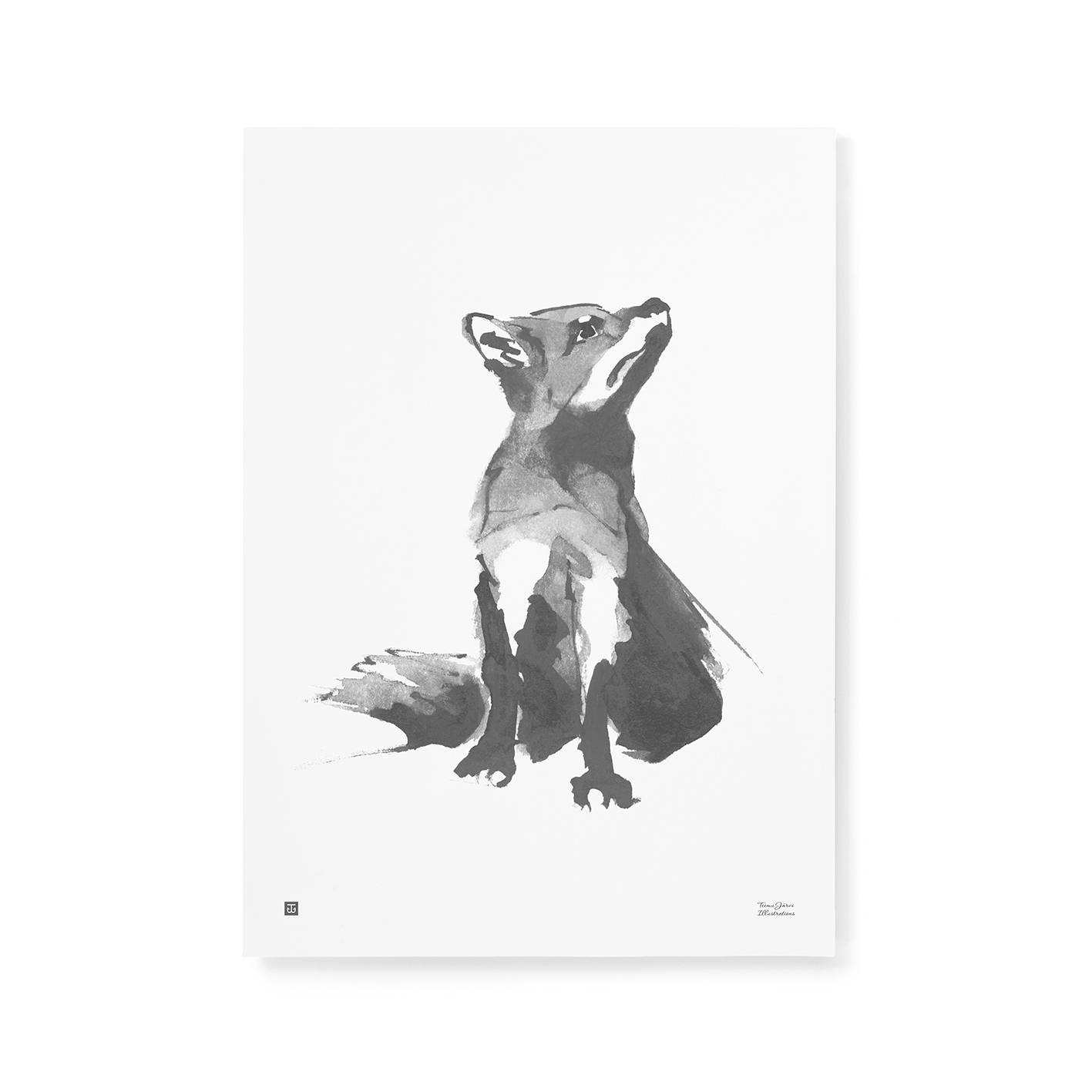 Fox art print