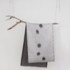 Hanging pine cone table runner