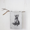 Fox woven home textile