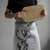 woven reindeer home textile