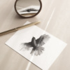 siberian jay art print postcard by teemu jarvi