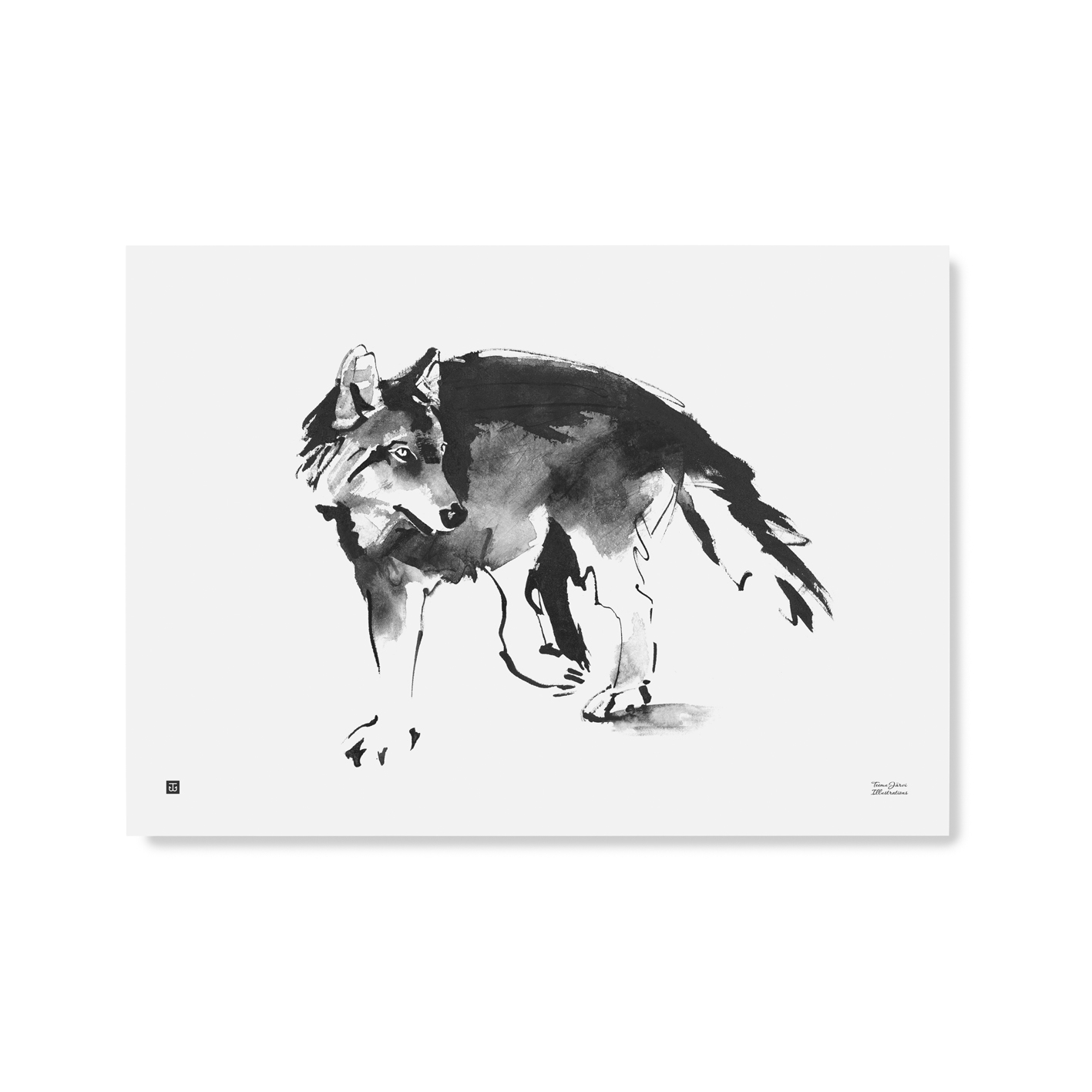 Wolf art print