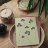 Sand colored clover mini art prints