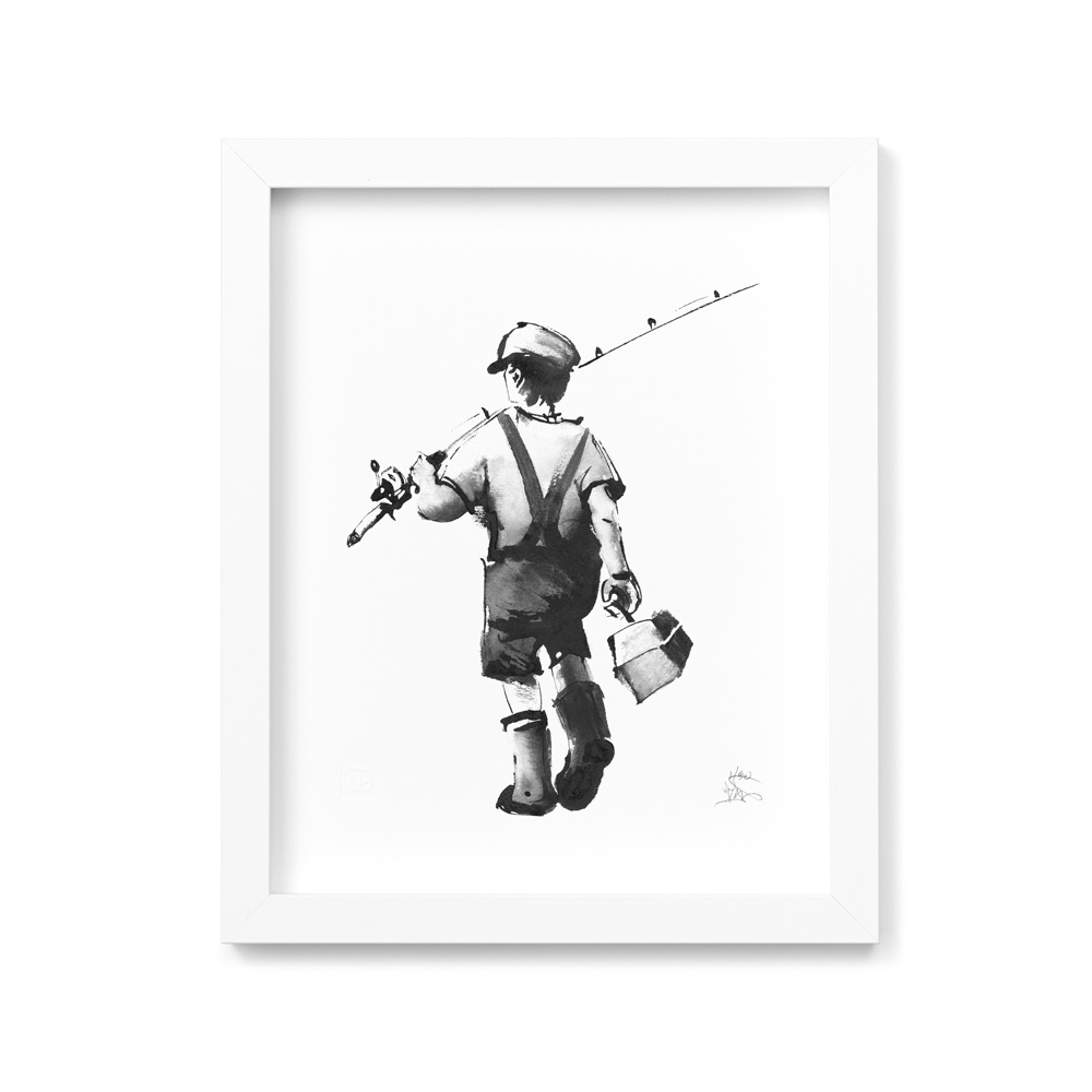 Gone Fishing art print