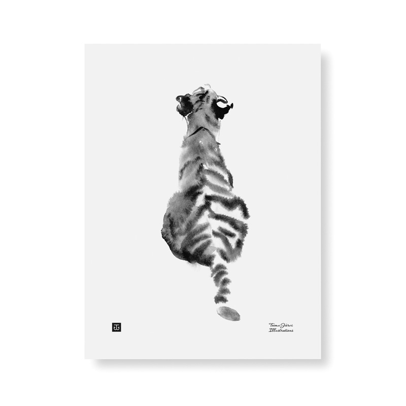 Tiger cub art print