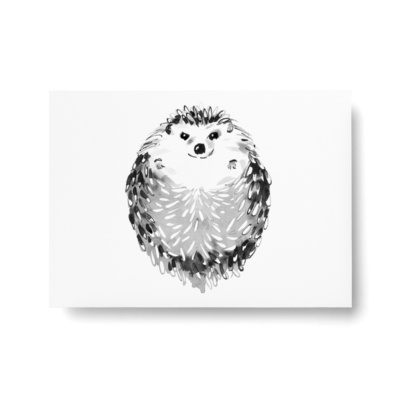 Hedgehog postcard