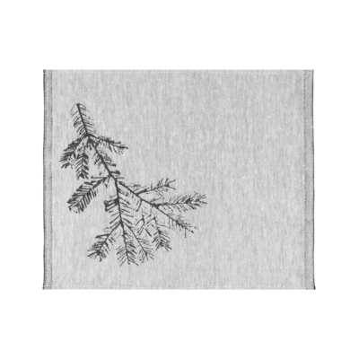 Spruce branch place mat
