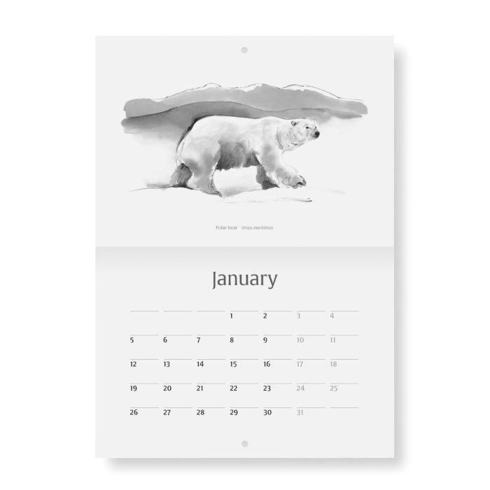 Giants of the Ice Age 2026 calendar