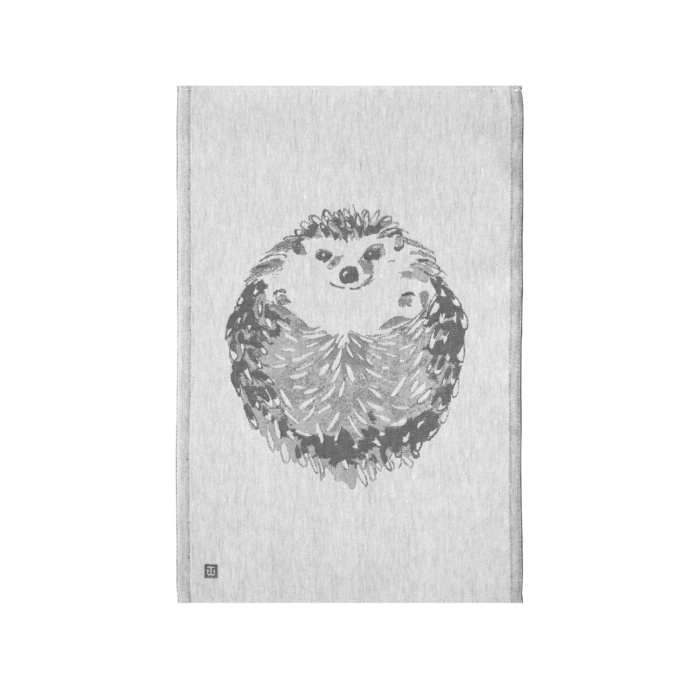 Hedgehog tea towel