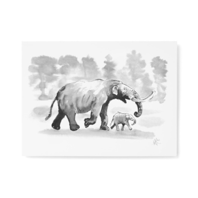 Mastodon fine art print