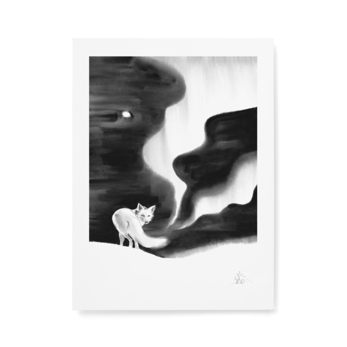 Firefox fine art print