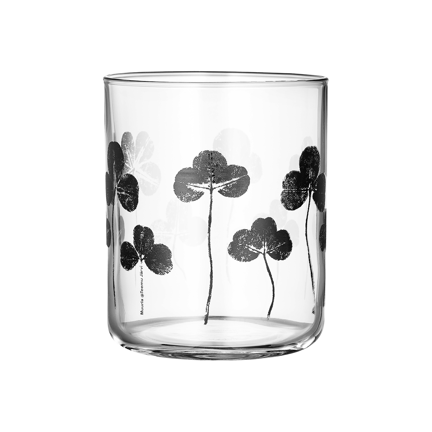 Clover drinking glass