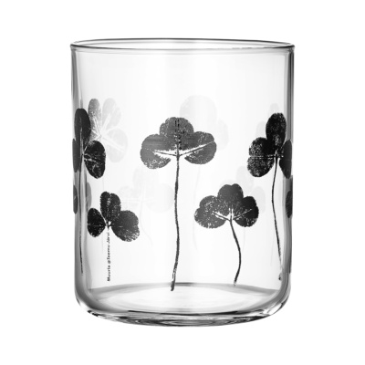 Clover drinking glass