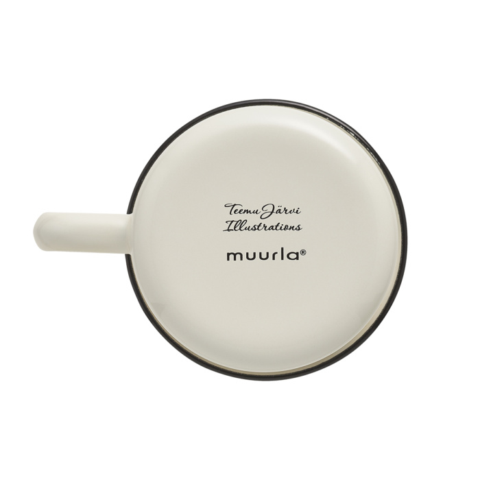 Reindeer enamel mug
