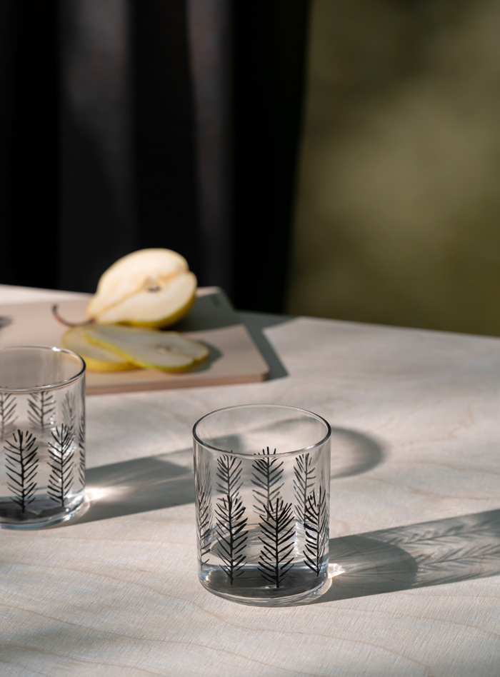 Spruce drinking glass