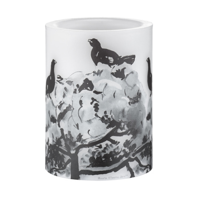 Winter capercaillie candle