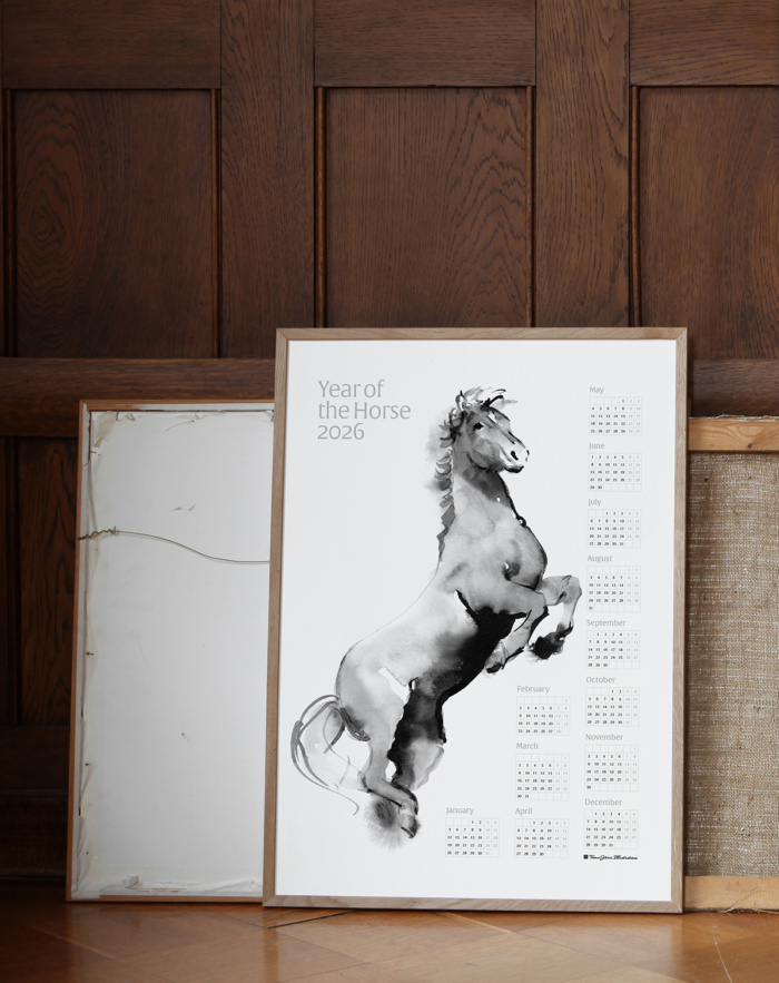 Year of the Horse – art calendar for 2026
