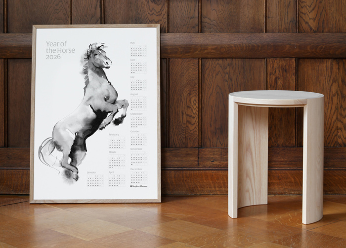 Year of the Horse – art calendar for 2026