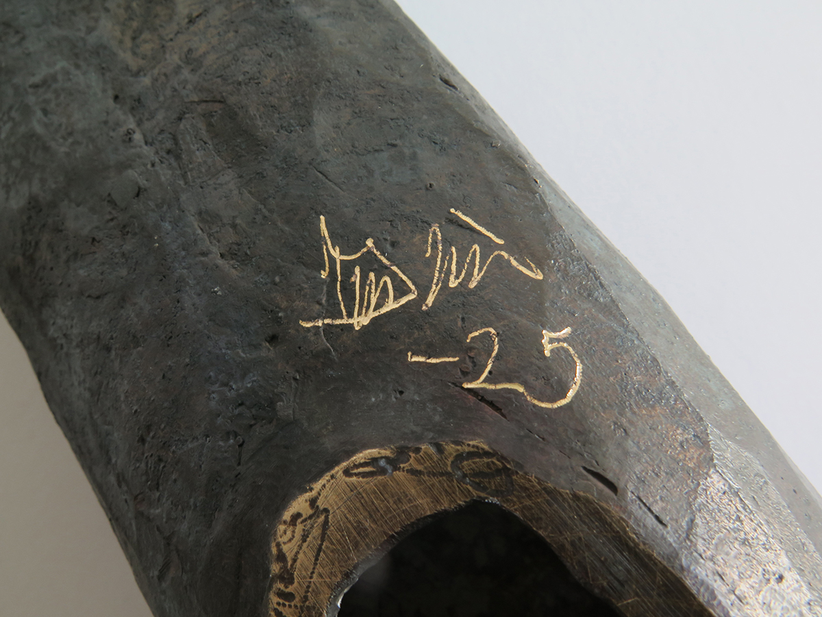 Spirit bird, large - bronze, polished